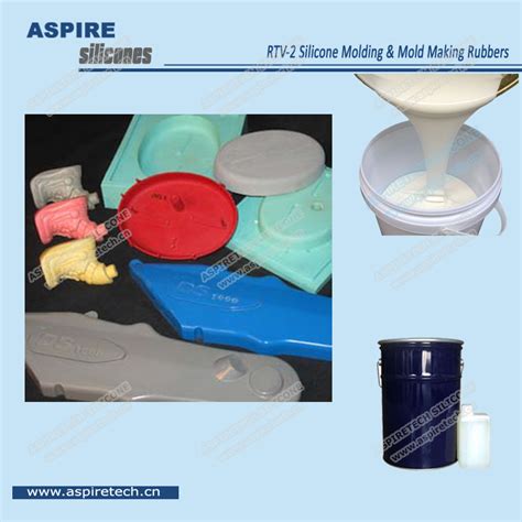 RTV 2 Condensation Tin Cure Liquid Silicone Rubber For Rapid