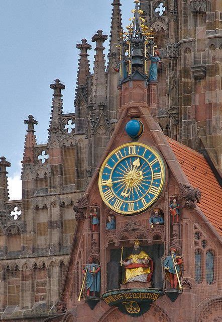 Maennleinlaufen Famous Clock On The Frauenkirche In Nurernberg Big