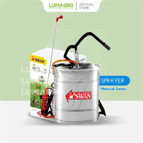 Tangki Sprayer Manual Swan 14L 15L 17L Kuningan Plastik SA14 SA17 SL15