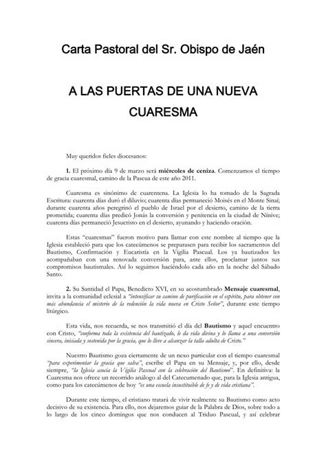 PDF CARTA PASTORAL CUARESMA OBISPO DOKUMEN TIPS