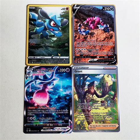 Pokemon Iron Metal Card Letters Golden Pikachu Eevee Charizard Lucario