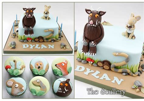 Gruffalo Cake And Cupcakes Cupcake Cakes Rd Birthday Cakes