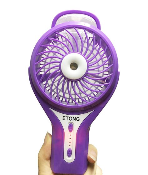 ETONG Portable Handheld USB Misting Fan Personal Cooling Mist