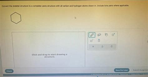 Solved Convert The Skeletal Structure To A Complete Lewis Chegg