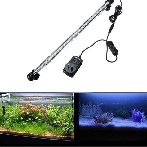 48cm 5W LED IP68 Waterproof Aquarium Light Fish Tank Submersible Light