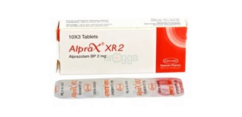 Alprax Xr 2 Tablet 2mg Medicine Arogga Online Pharmacy Of Bangladesh