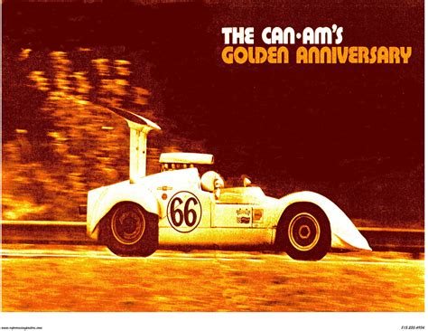 Can-Am Golden Anniversary — Vintage Reproduction Racing Posters