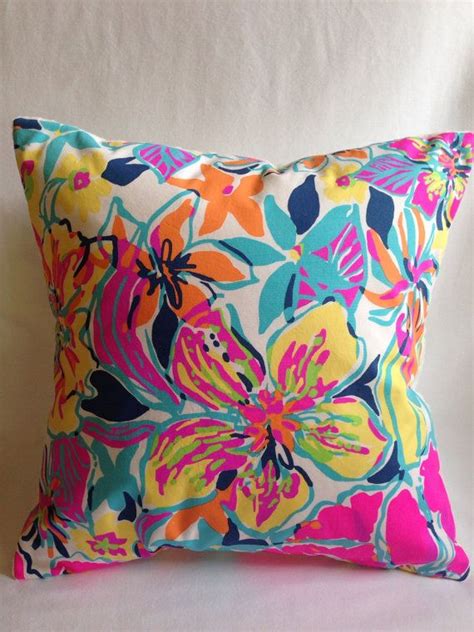 Lilly Pulitzer Pillow Lilly Pillow Cover Dorm Pillow Etsy Lilly