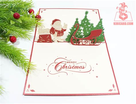 Santa Claus Pop Up Card - Kiricard