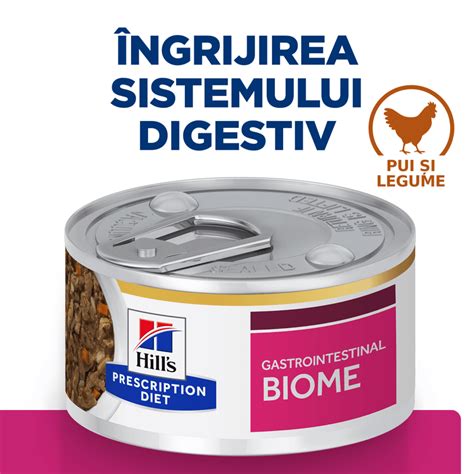 HILL'S Prescription Diet Gastrointestinal Biome, Pui cu Legume, dietă ...