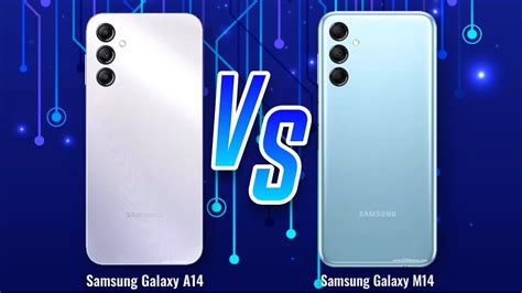 Samsung Galaxy A14 ⚡ Vs ⚡ Samsung Galaxy M14 Full Specifications Comparison Youtube