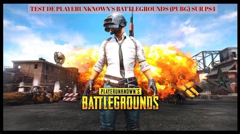 Test De Playerunknowns Battlegrounds Pubg Sur Ps4 Youtube