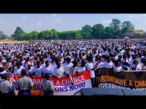 Zimbabwe Holds Anti Sanctions Protest Against America Eu October