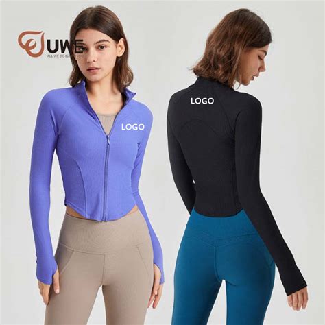 Yoga Jacket Zipper Running Sports Casual Long Sleeve Top