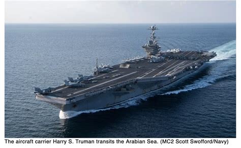 Aircraft carrier Truman is back in Norfolk after extended deployment : Washington Military ...