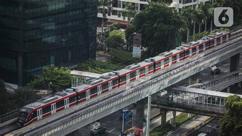 LRT Jabodebek Tambah 28 Perjalanan Waktu Tunggu Kereta Jadi 5 5 Menit