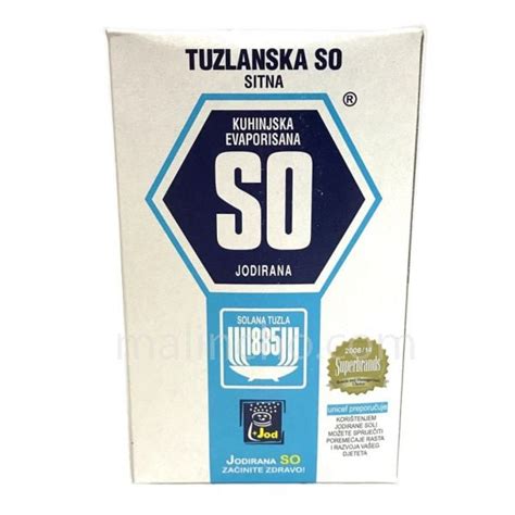 Iodized Table Salt Tuzla 1kg