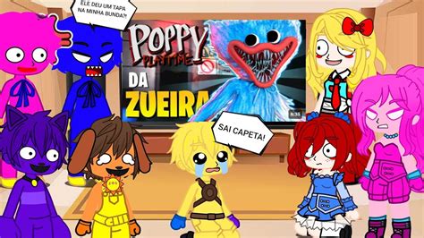 Poppy Playtime React A Poppy Playtime Da Zoeira O Huggy Wuggy Do