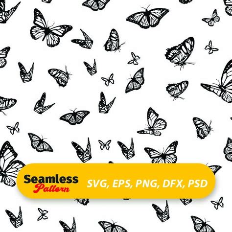 Butterfly Pattern Svg, Butterfly Svg Bundle, Butterflies, Butterfly ...