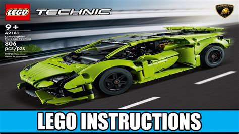 LEGO Instructions Technic 42161 Lamborghini Huracán Tecnica YouTube