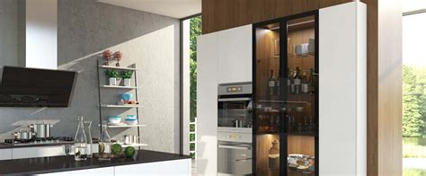 Modern High Gloss White Lacquer Kitchen Cabinet Op L Oppein Malaysia