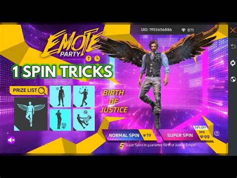 Free Fire New Emote Party Event Emote Party Event Total Daimond FF