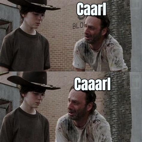 Rick And Carl Meme Beard