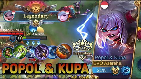 POPOL AND KUPA LAWAN MIYA DI GOLD LANE GAMEPLAY DAN BUILD POPOL AND