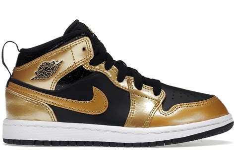 Jordan 1 Mid SE Metallic Gold Black (PS) - DR6968-071 - US