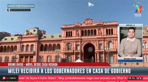 Casa Rosada Javier Milei Encabezar Una Reuni N Con Gobernadores Y