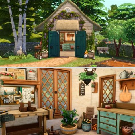 Mslajade Sims Builds Interiors Quintessential Cottage Sims