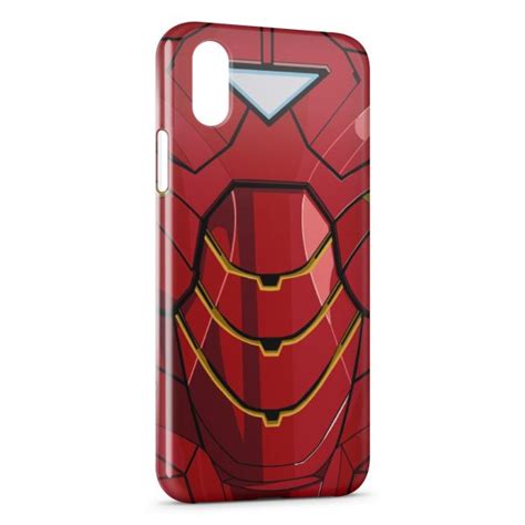 Coque IPhone XR Iron Man Avenger Style Red Armure Pixypia