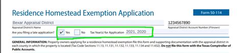 How To Fill Out Texas Homestead Exemption Form The Complete