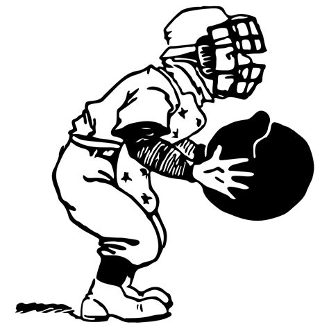 Baseball Player Clipart Black And White