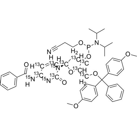 DMT DC Bz Phosphoramidite 13C9 15N3DMT DC Bz Phosphoramidite 13C9