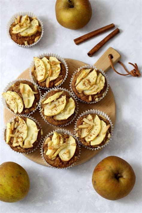 Gesunde Apfel Zimt Muffins Ohne Zucker Vegan Mit Dinkel Vollkorn