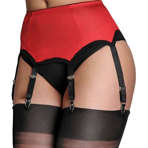 Premier Lingerie Lycra 6 Strap Suspender Garter Etsy UK