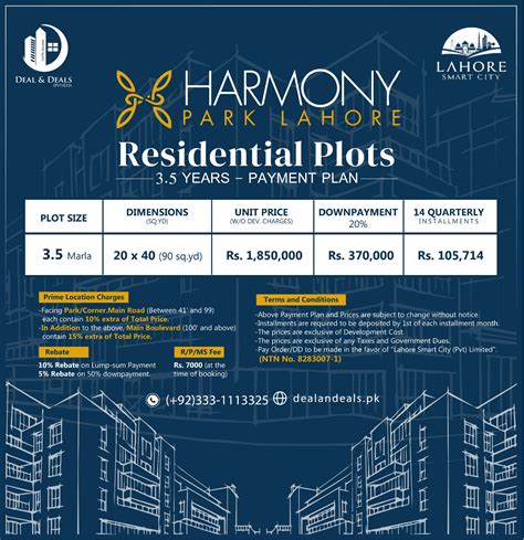 Lahore Smart City Installment Payment Plan Location Map