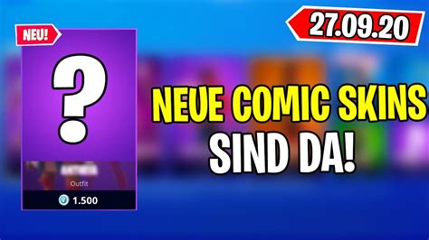 Überraschung 😳😱 Neue Comic Skins Sind Da 🛒 Heute Im Fortnite Shop Vom