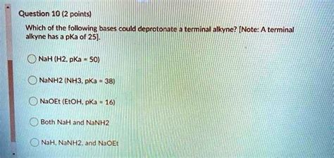 SOLVED Question 10 2 Points Which Of The Following Bases Could