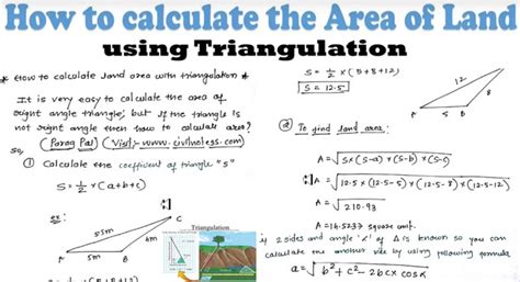 Triangulation Method Of Surveying Triangulation Survey Procedure