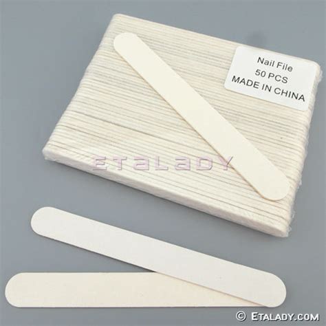 Salon Nail Product Professional Wooden Nail Files Disposable Eta