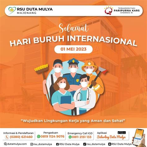 Selamat Hari Buruh Internasional Rumah Sakit Umum Duta Mulya