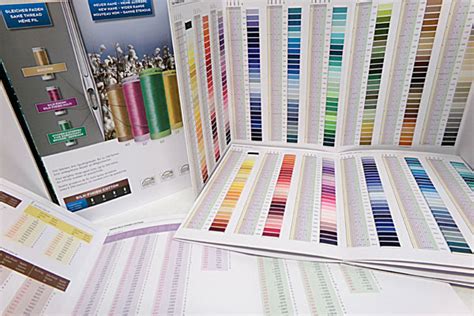 The Thread Exchange Inc Mettler Silk Finish Cotton Color Card