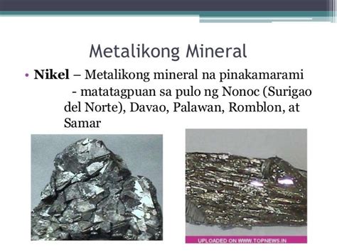 Mga Yamang Mineral Sa Pilipinas