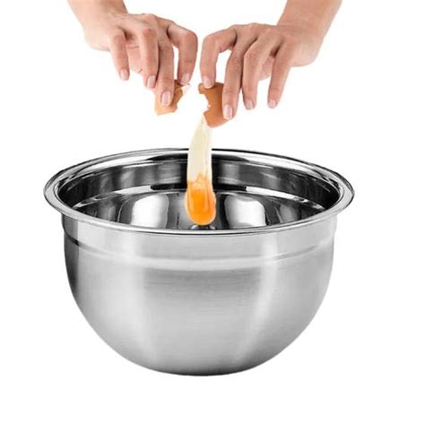 Tigela Bowl Aço Inox 28cm Fundo Multiuso Profissional Cozinha Completa