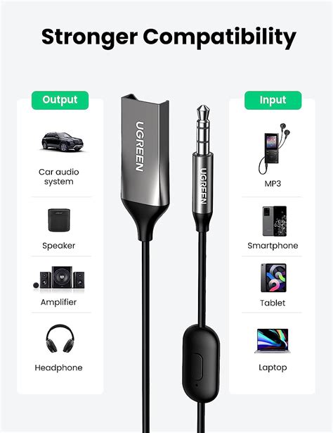 Ugreen Bluetooth Car Aux Audio Adapter Best Price In Pakistan