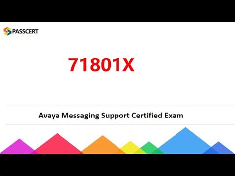 Avaya ACSS 71801X Dumps Avaya Messaging Support Certified Exam YouTube