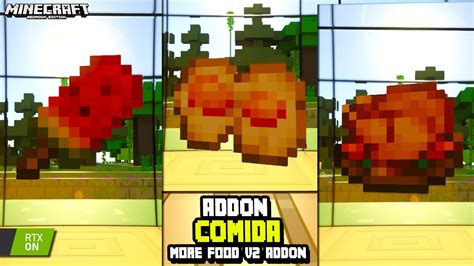 Addon De Mas Comida Para Minecraft Pe More Food V Addon Mods