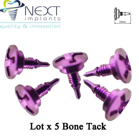 Lot X 5 Bone Tack Dental Implant Titanium Pins 3 5mm Membrane Fixation